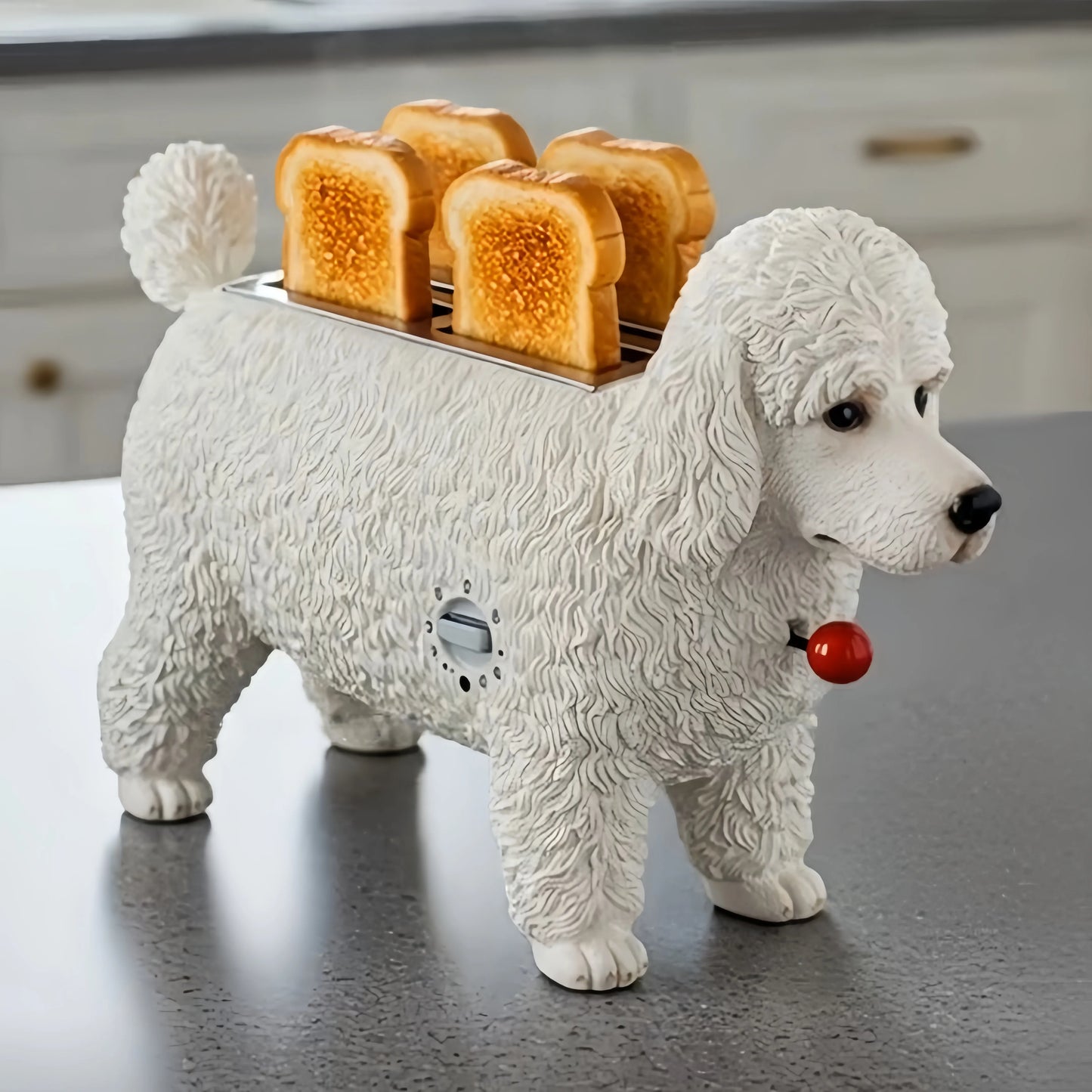Creative 4-Slice Toaster | Cute Aesthetic Kitchen Appliance for Cozy Breakfast & Unique Home Decor-5