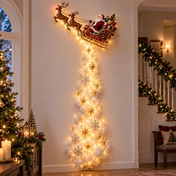 💯 Last day 49% OFF - 🎄✨ Christmas Magic Trail Wall Light - A Little Christmas Magic, Right on Your Wall