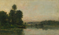 The Hillsides of Mry-sur-Oise, Opposite Auvers by Charles François Daubigny (French, 1817–1878) - Classic Art canvas print