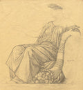 Sketch by Kenyon Cox (American, 1856–1919) - Classic Painting canvas print