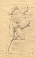 Sketch by Kenyon Cox (American, 1856–1919) - Classic Painting canvas print