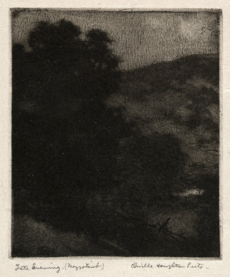 Late Evening by Orville Houghton Peets (American, 1884–1968) - Classic Painting canvas print