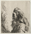 Head of an Oriental by Jan Lievens (Dutch, 1607–1674) - Classic Painting canvas print