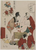Chushingura Act X of The Storehouse of Loyalty by Kitagawa Utamaro (Japanese, c. 1754–1806) - Classic Painting canvas print