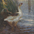 Disturbed by Henry Keller (American, born Germany, 1869–1949) - Classic Art canvas print