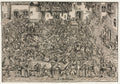 A Tournament by Lucas Cranach (German, 1472–1553) - Classic Painting canvas print