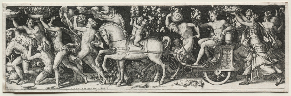 Combats and Triumphs by Etienne Delaune (French, 1518/19-c. 1583) - Classic Painting canvas print