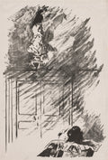 Perched upon a Bust of Pallas by Édouard Manet (French, 1832–1883) - Classic Painting canvas print