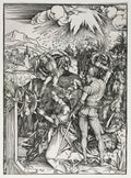 The Martyrdom of Saint Catherine of Alexandria by Albrecht Dürer (German, 1471–1528) - Classic Painting canvas print