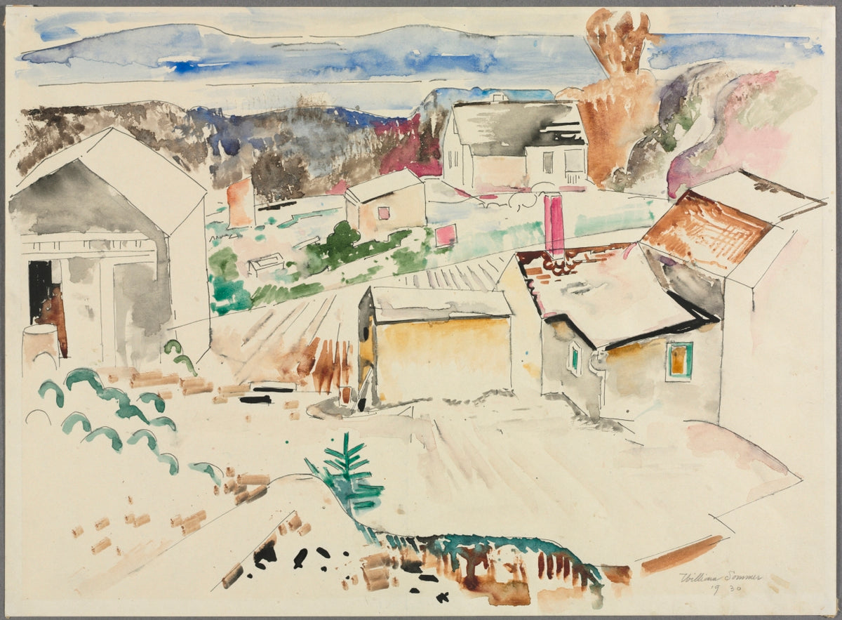 Winter, No. 1 by William Sommer (American, 1867–1949) - Classic Painting canvas print