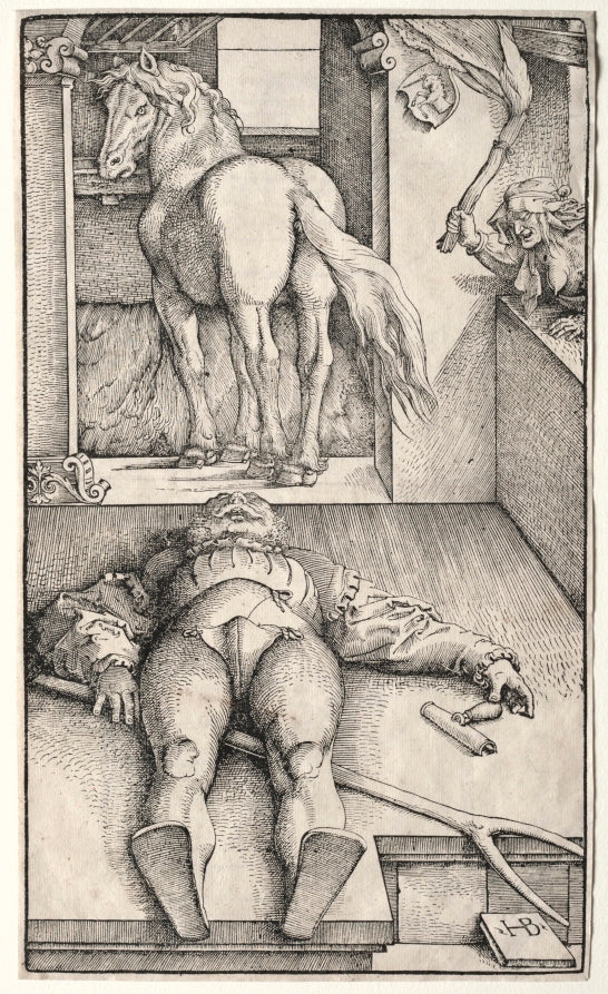 The Bewitched Groom by Hans Baldung (German, 1484/85–1545) - Classic Painting canvas print