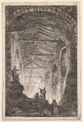 The Antique Gallery by Hubert Robert (French, 1733–1808) - Classic Painting canvas print