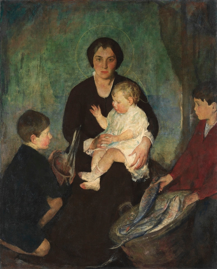 The Offering by Charles W. Hawthorne (American, 1872–1930) - Classic Art canvas print