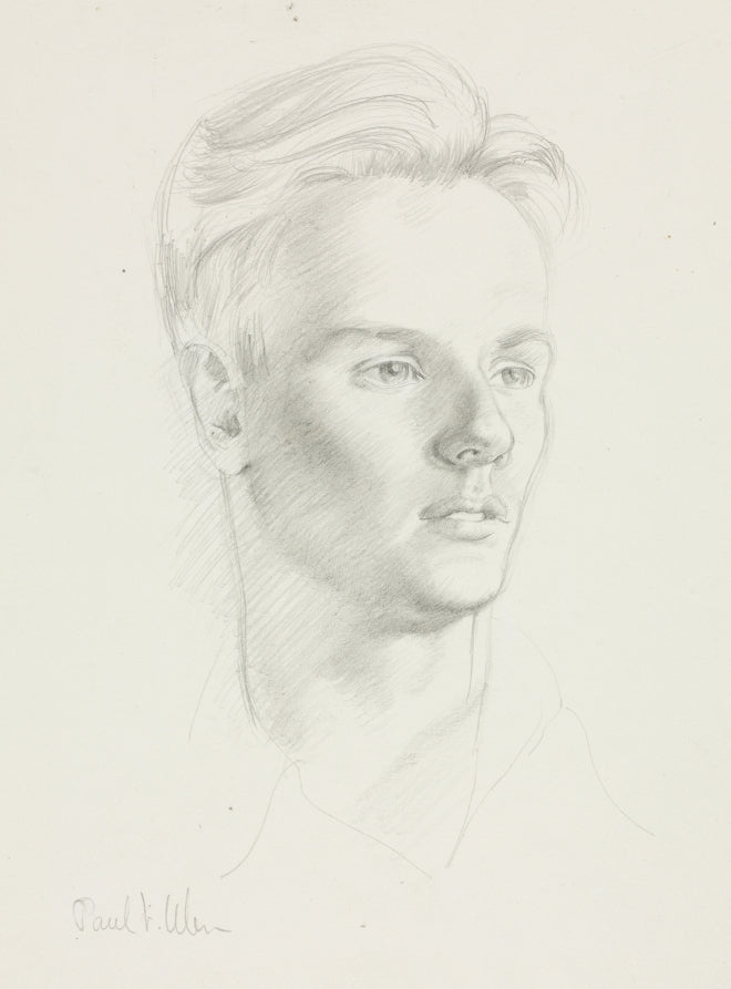 Head by Paul V. Ulen (American, 1894–1923) - Classic Painting canvas print