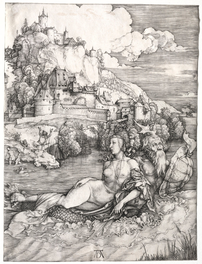 The Sea Monster by Albrecht Dürer (German, 1471–1528) - Classic Painting canvas print