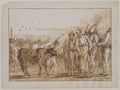 The Cattle Vendor by Giovanni Domenico Tiepolo (Italian, 1727–1804) - Classic Painting canvas print
