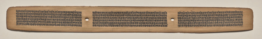 Text, Folio 123 recto, from a Manuscript of the Perfection of Wisdom in Eight Thousand Lines Ashtasahasrika Prajnaparamita-sutra by  - Classic Art canvas print