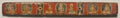 Four bodhisattvas and two attendants flanking Vajrasattva, bottom cover, from a Manuscript of the Perfection of Wisdom in Eight Thousand Lines Ashtasahasrika Prajnaparamita-sutra by  - Classic Art canvas print