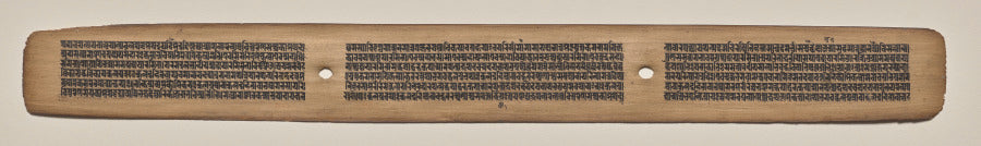 Text, Folio 36 recto, from a Manuscript of the Perfection of Wisdom in Eight Thousand Lines Ashtasahasrika Prajnaparamita-sutra by  - Classic Art canvas print