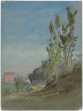 Albano, Italy by George Inness (American, 1825–1894) - Classic Painting canvas print