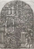 The Fall of Babylon by Jean Duvet (French, 1485–1561) - Classic Painting canvas print