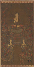 Shakyamuni with the Sixteen Benevolent Deities by  - Classic Art canvas print