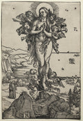 The Ecstasy of Mary Magdalene by Albrecht Dürer (German, 1471–1528) - Classic Painting canvas print