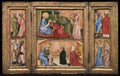 Triptych with the Adoration of the Magi by  - Classic Art canvas print