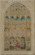 Chapel Window by John La Farge (American, 1835–1910) - Classic Painting canvas print