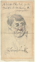 The Beadle by George Cruikshank (British, 1792–1878) - Classic Painting canvas print