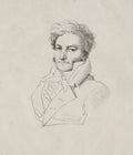 Portrait of a Man Jacques Marguet de Norvins by Jean-Auguste-Dominique Ingres (French, 1780–1867) - Classic Painting canvas print