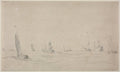 Shipping on a Rough Sea by Willem van de Velde (Dutch, c. 1611–1693) - Classic Painting canvas print