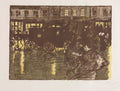 Street at Evening in the Rain by Pierre Bonnard (French, 1867–1947) - Classic Painting canvas print