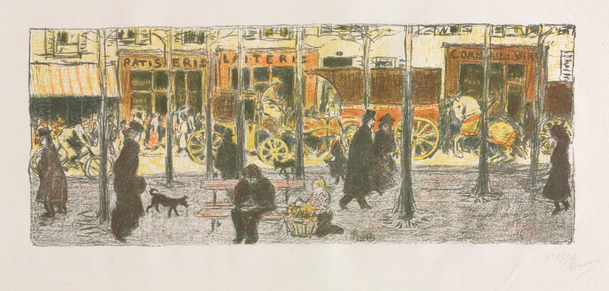 Boulevard by Pierre Bonnard (French, 1867–1947) - Classic Painting canvas print