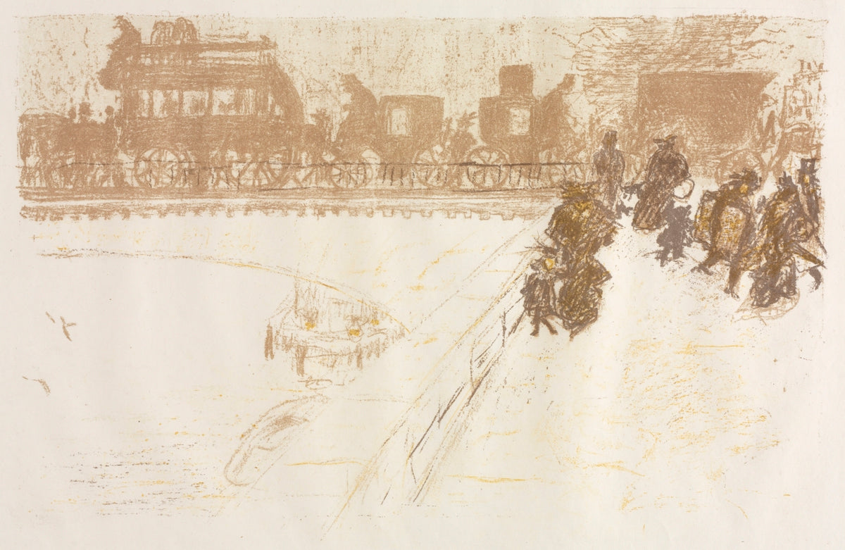 Bridge by Pierre Bonnard (French, 1867–1947) - Classic Painting canvas print