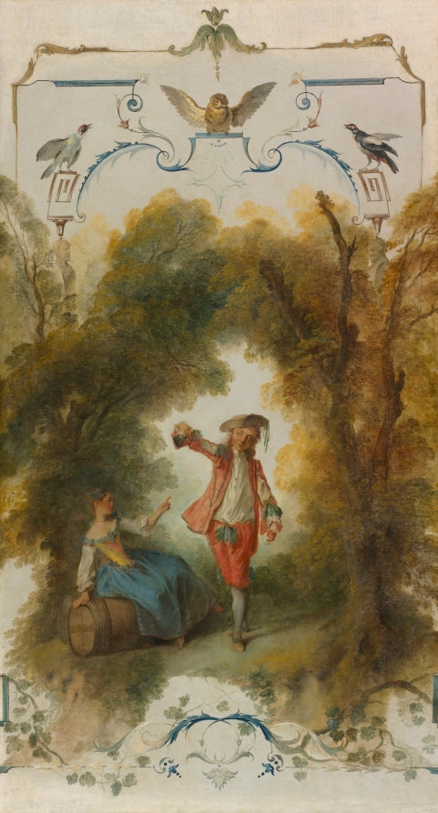 The Vineyard by Nicolas Lancret (French, 1690–1743) - Classic Art canvas print