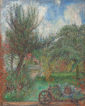 The Garden of the Rousseau Family by James Ensor (Belgian, 1860–1949) - Classic Art canvas print