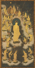 Welcoming Descent of Amida Amida Raig by  - Classic Art canvas print