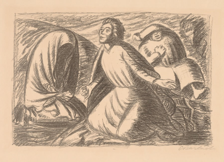 Hope and Despair II by Ernst Barlach (German, 1870–1938) - Classic Painting canvas print