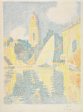 Saint-Tropez  The Port by Paul Signac (French, 1863–1935) - Classic Painting canvas print