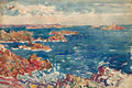 The Rocky Seashore by Maurice Prendergast (American, born Newfoundland [now Canada], 1858–1924) - Classic Painting canvas print