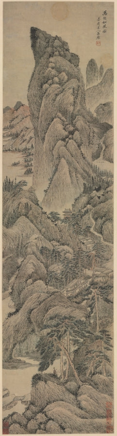 Pine Wind from Myriad Villages by Wu Li (Chinese, 1632–1718) - Classic Art canvas print