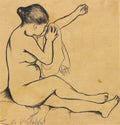 Seated Female Nude by Suzanne Valadon (French, 1865–1938) - Classic Painting canvas print