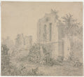 Ruins of an Abbey by Charles Norris (British, 1779–1858) - Classic Painting canvas print
