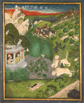 Royal women shooting from a pavilion by  - Classic Art canvas print