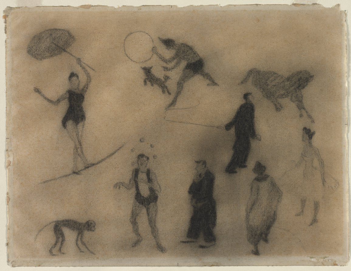 The Circus by Henri Gabriel Ibels (French, 1867–1936) - Classic Painting canvas print