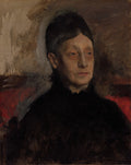 Stefanina Primicile Carafa, Marchioness of Cicerale and Duchess of Montejasi by Edgar Degas (French, 1834–1917) - Impressionist canvas print