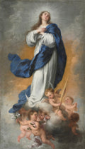 The Immaculate Conception by Bartolomé Esteban Murillo (Spanish, 1617–1682) - Classic Art canvas print