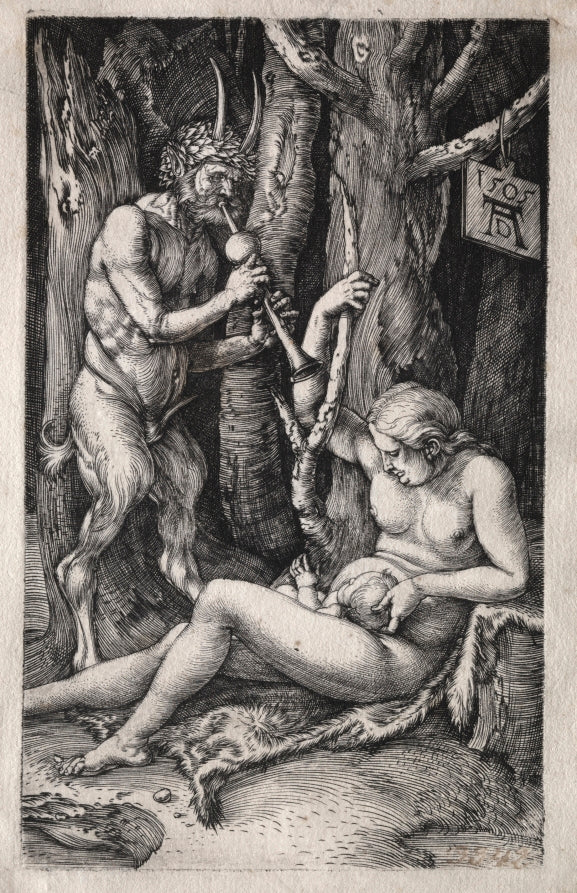 The Satyr Family by Albrecht Dürer (German, 1471–1528) - Classic Painting canvas print