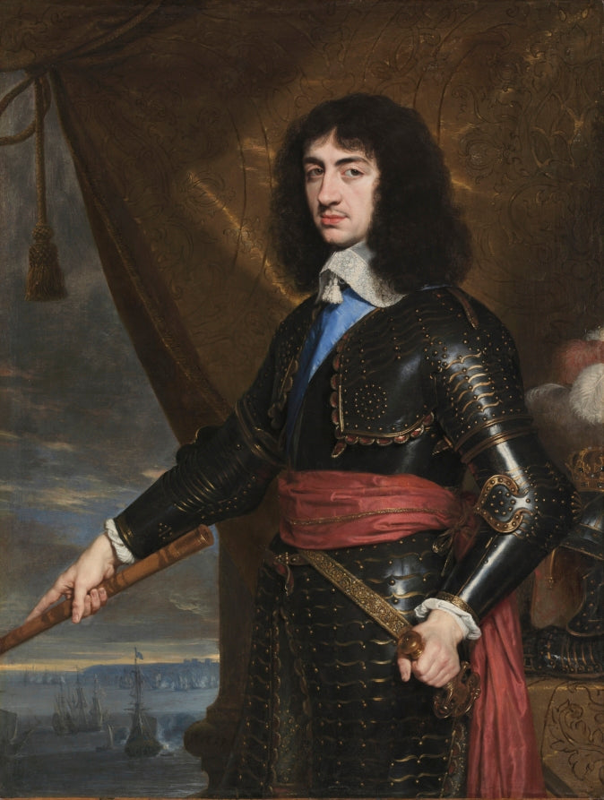 Portrait of King Charles II of England by Philippe de Champaigne (French, 1602–1674) - Classic Art canvas print